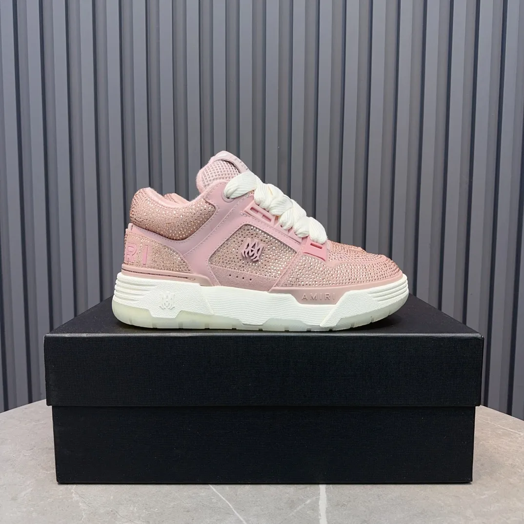 Men's shoes 💰760💰 AMIRI AMIRI fashion brand hot sale 🔥 Available all year round, couples 💑 Official website synchronization Imported fabrics 1⃣️ vs 1⃣️ replica, original factory special original sole, 35-45 (45. non-refundable)